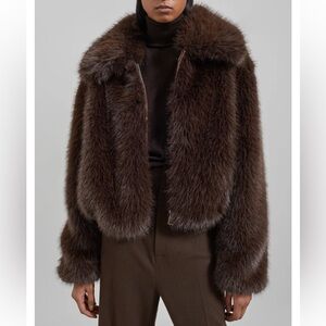 The Frankie Shop Hope Faux Fur Jacket